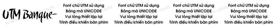 UTM Banque字体转换